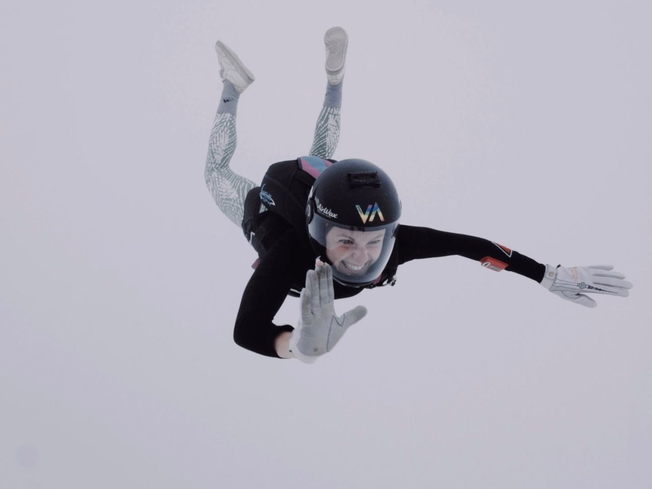 Two smartphone screens showing the new Sonuby 2.0 weather app interface. The left screen displays a weather forecast for Skydive Interlaken with current temperature of 7°C and a weekly forecast. The right screen shows a weather map view of the Interlaken region with geographical features and weather data overlaid.