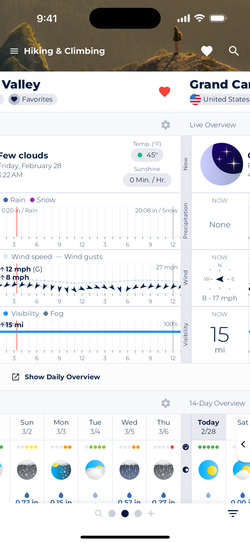 Screenshot showing swipe navigation between different locations in Sonuby's Report Mode.